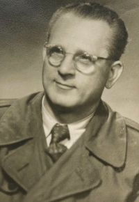 Father of Jiřina Mrázová, Antonín Záruba, 1940s
