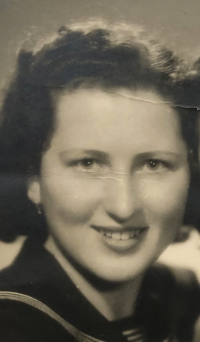 Jiřina Mrázová kolem roku 1949