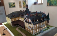 A model of the Perun Hotel in the Hejnice monastery (the witness pointed out that there are several inaccuracies)