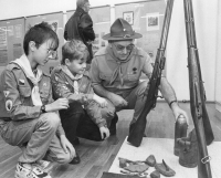 Skautská výstava k 50. výročí konce války na zámku v Mladé Boleslavi, 1995