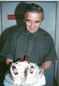 70th birthday celebration at the printing house in Zlín, 2001