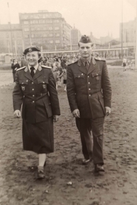 Stanislava Šťastná with a colleague, 1953		

