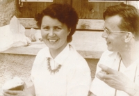 Soňa a Vilém Allanovi, rok 1949
