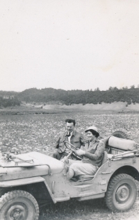 Soňa a Vilém Allanovi, rok 1950, Maroko