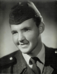 Jaroslav Havel během povinné vojenské služby v letech 1957-1959