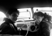 Marie and Josef Šechtl in aerovka 50, 1951