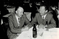 Vlevo Jaroslav Havel v 80. letech 20. století