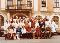 Bohuslav Eliáš s pedagogickým sborem