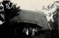 The grain barn in the farmyard in Vojtěch, st. no. 79