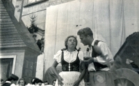 Eva Novotná as Kristýna in the play Naši furianti (1957)