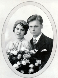 Svatba rodičů Evy Novotné, 1932