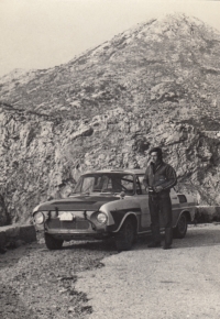 Josef Srnský na výjezdu do Jugoslávie, 1971