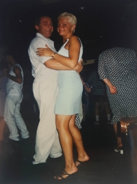 Jiří Kleker s manželkou na dovolené ve Španělsku, 2002/3