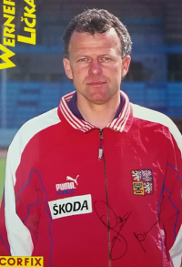Verner Lička jako asistent trenéra české reprezentace na ME 1996