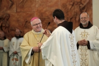 Bishop Jan visiting the Franciscans in Liberec, 2022