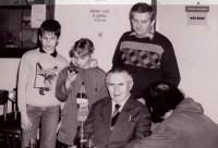 Jaroslav Foglar a dcera Josefa Bajera