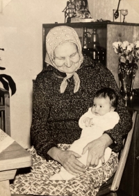Grandmother with Šárka, 1972