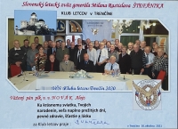 award from the M.R. Štefánik Pilots' Club for Alojz Novák
