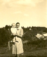 With Mother, 1952