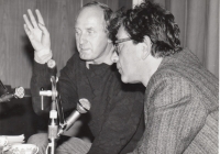 Josef Bajer a herec Petr Čepek