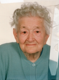 Witness’s mother Marie Vykoukalová, 1990s