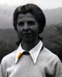 His mum Anděla Cahlová in 1965