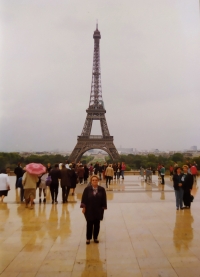 Pamětnice v Paříži, kterou navštívila po roce 1989 celkem pětkrát
