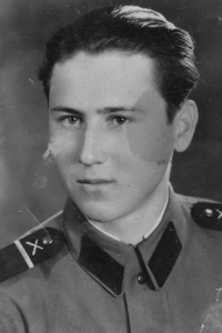 Urban Štefan - the husband of the witness during his military service, undated
