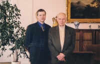Petr Kolář s Ivanem Medkem, 1998