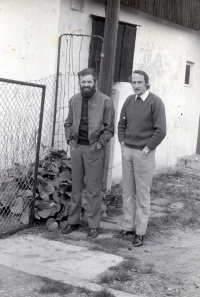 Stanislav Navrátil (vlevo) / asi 70. léta