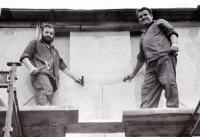 Stanislav Navrátil (vlevo) / asi začátek 70. let
