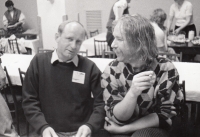 Josef Bajer a Jarek Nohavica, cca rok 1988