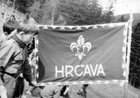 Scouts from Hrčava / about 1970