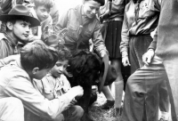 Scouts on Ivančena / about 1970