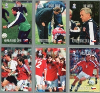 Verner Lička jako asistent trenéra české reprezentace v roce 1996. Na snímku je vlevo nahoře