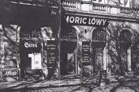 Velkoobchod rodinné firmy Moric Löwy v Kramářových sadech