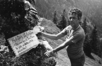 Pavel Juráček on a trip in the Alps 