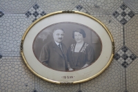 Dědeček Moritz Löwy a babička Berta Löwyová, rozená Sommerová /1. září 1932/