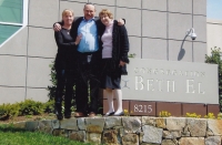 Jiří Löwy with his wife and the daughter of his uncle Oscar Löwy
