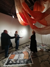 At the exhibition. Territory of Terror Museum, September 2022