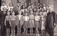 Školní fotka, rok 1948