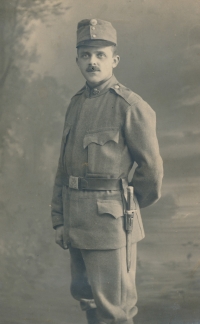 Otec Samuela Machka Otakar Machek, 1914/1915