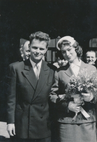 Svatba Samuela a Jarmily Machkových, 1957