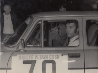 Zleva Jiří Syrovátko, Josef Srnský – Rallye Vltava, 1974