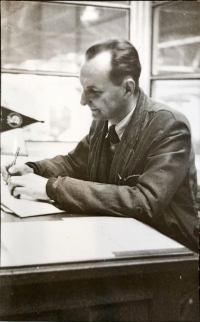 Father Jan Klimeš, head of development in MEZ state enterprise (Moravian electrotechnical enterprise) in the 1950s 