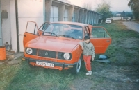 Čtvrté dítě Jana Klimeše, syn Roman v devadesátých letech 
