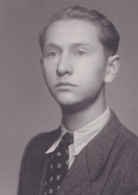 Husband Miroslav Ženčák, the 1940s
