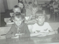 Miroslava Špačková in the 1st grade
