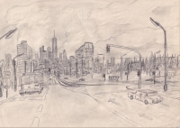 Kresba města od Pavla Švandy