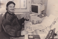 Redaktor Denního telegrafu, člen vnitropolitické redakce, 1994, Václavské náměstí